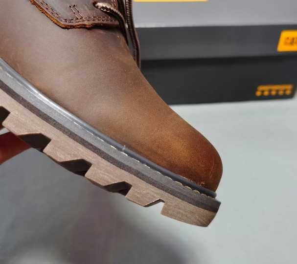 Мужские зимние ботинки кожаные CAT Colorado [39-44 размер]