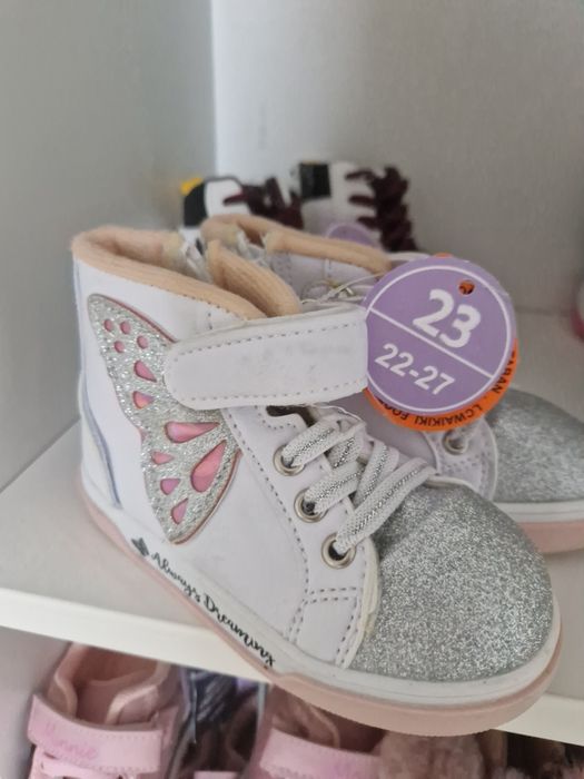 Детски зимни (пролет, есен) боти, ботуши, маратонки и кецове 23 - 24 н