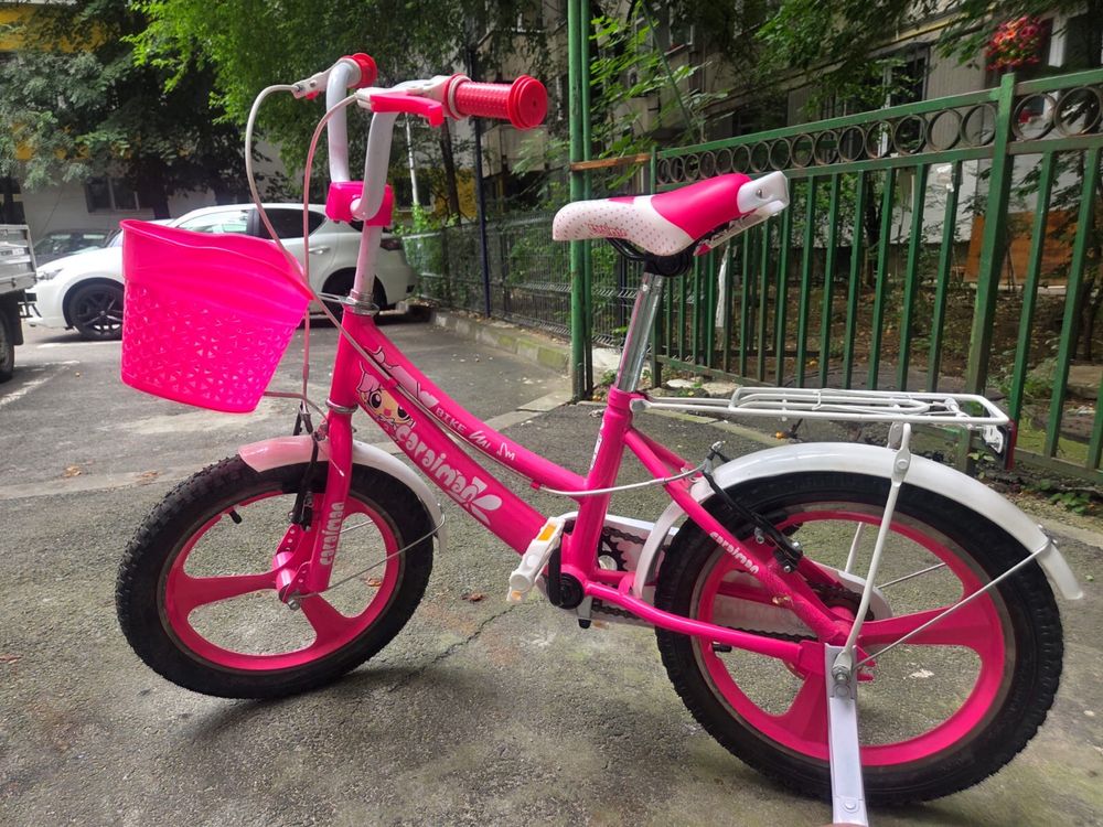Bicicleta fete ,roz,16’’