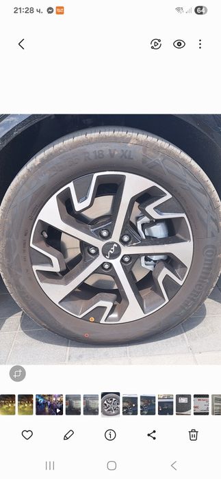 Гуми лятни нови 235/55 R18 без джанти
