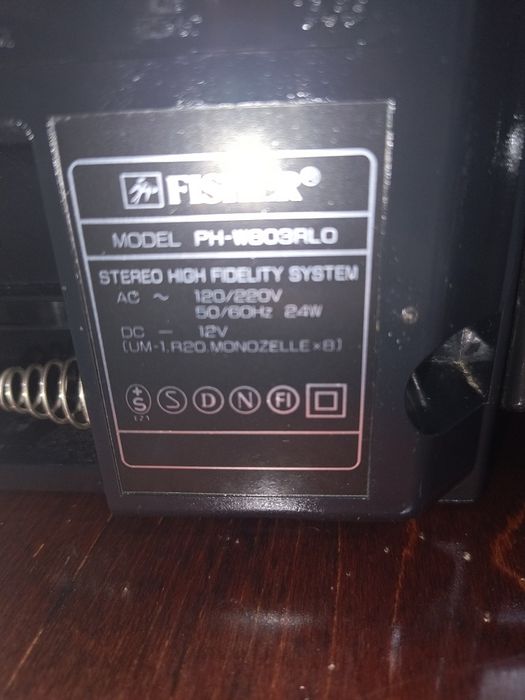 Radio dublucasetofon vintage fisher