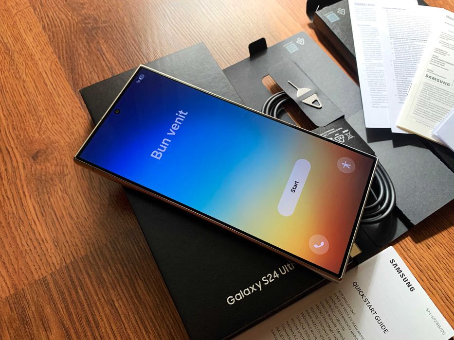 SAMSUNG Galaxy S24 ULTRA TitaniumViolet_256 GB_Nou_SCHIMB cu IPHONE