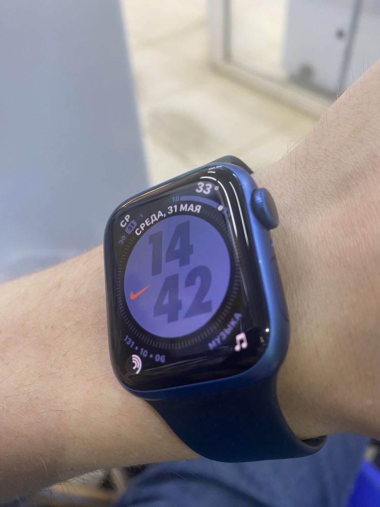 Продам или обмен на ps4  apple watch 7 41mm blue