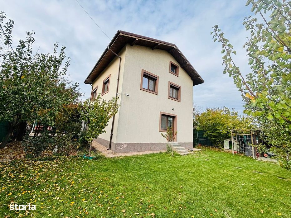 Vand casa P+1 COMPLET MOBILATA SI UTILATA comuna Berceni jud. Ilfov