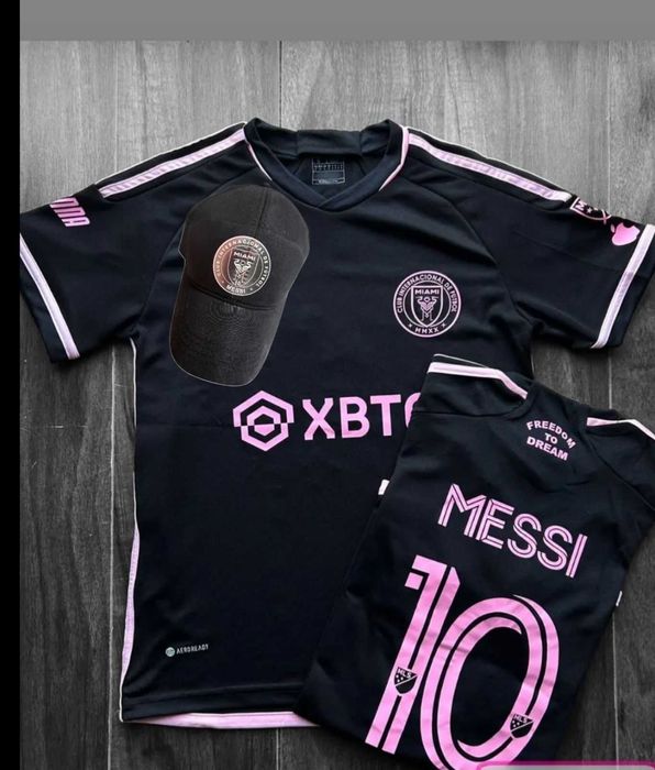 Детски Екип Лео МЕСИ ИНТЕР Маями 2024 Ново Inter Екип Тениска + Шорти