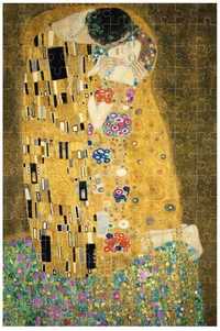 Нареден пъзел Целувката на Густав Климт 1000 части размер 48/68см