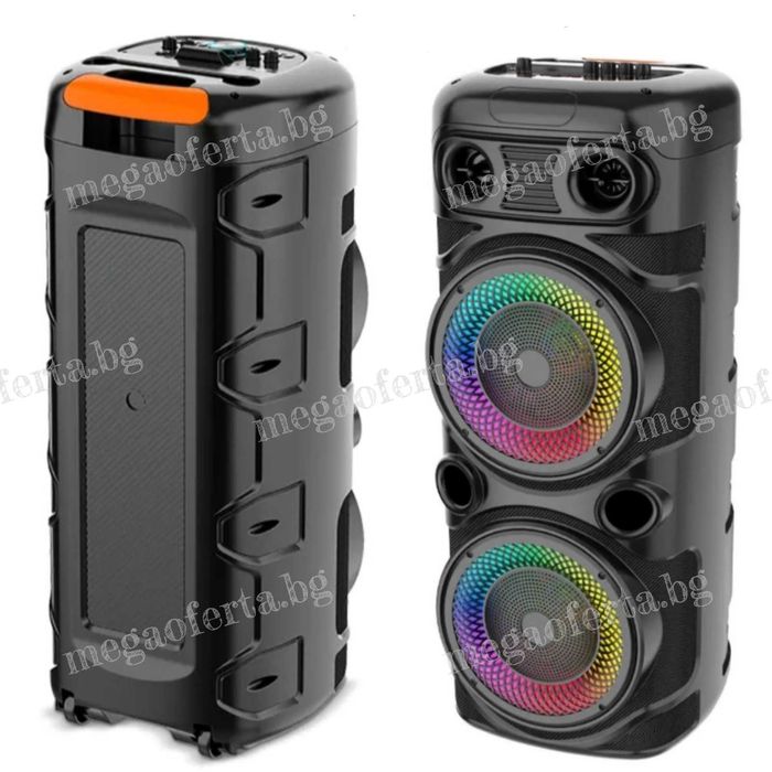 Голяма Караоке Тонколона 16 инча 74см. с Безжичен Микрофон