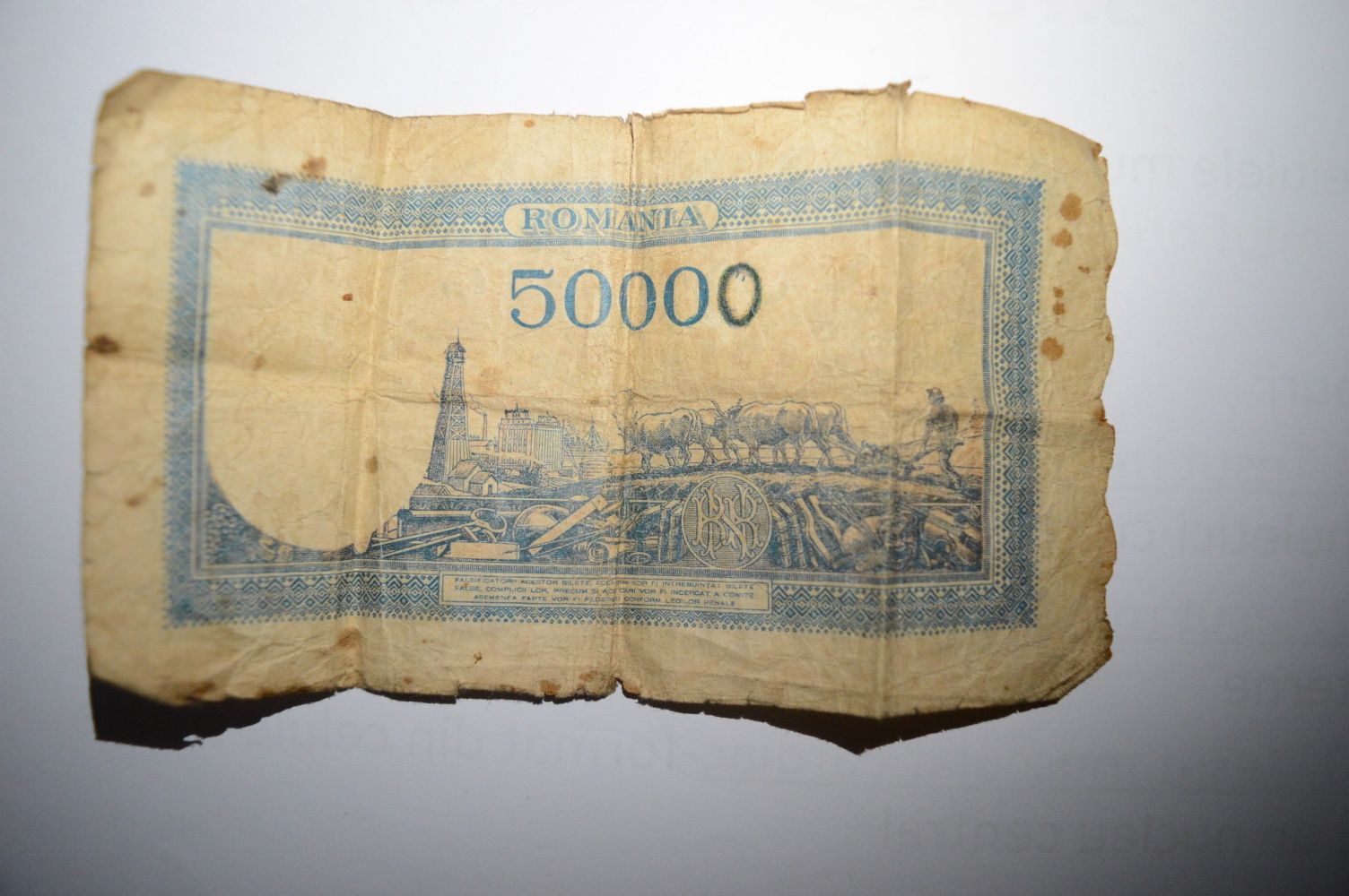 Bancnotă 5000 lei 1945