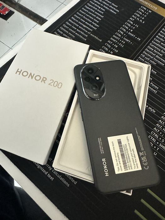 Telefon HONOR 200 5G, 512GB, 12GB RAM, Dual SIM, Black