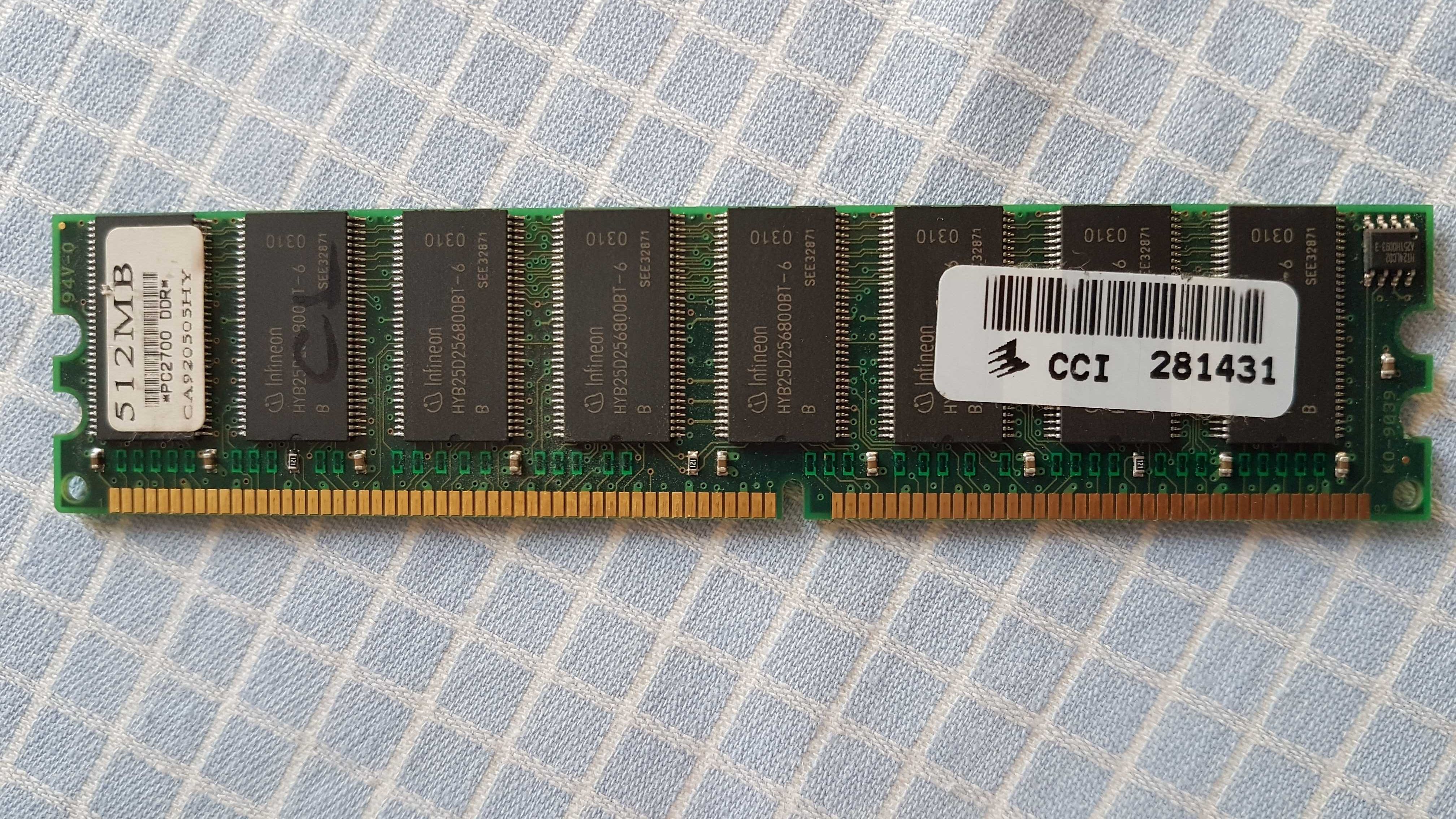 Ram Memorie 512MB, PC2700, DDR, Desktop