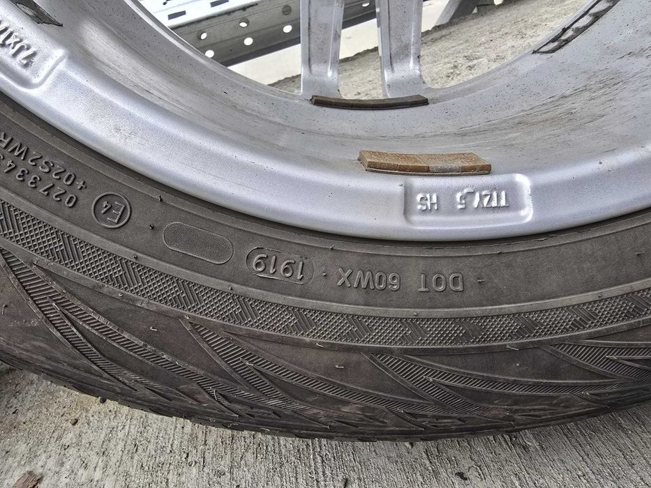 Set Jante DEZENT TZ 7 17 5x112 + cauciucuri iarna