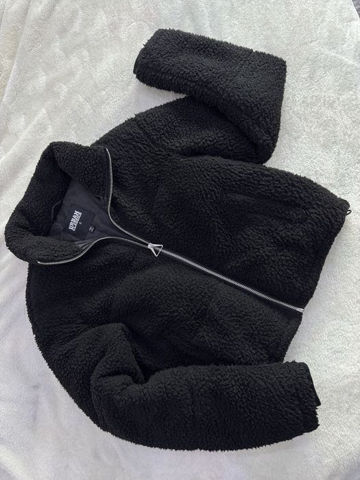 Късо зимно яке черно размер S