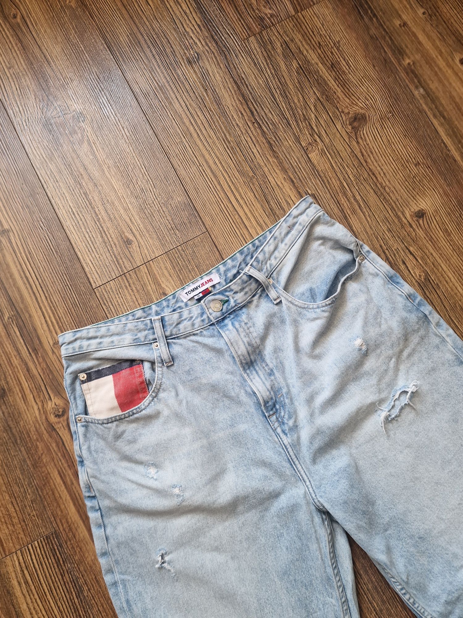 Страхотни дамски дънки moms fit TOMMY HILFIGER, размер 34 / 32