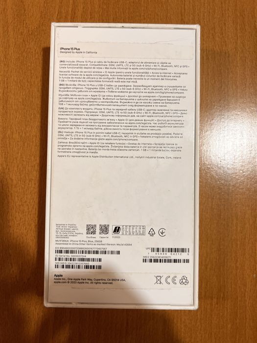 Iphone 15 plus 256 gb