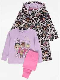 Set halat + pijama 6-7, 8-9 ani / 116-122, 128-135 (noi)