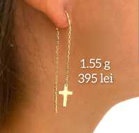 Cercei dama aur 14 k