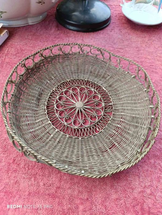 Стара фруктиера плетка филигран