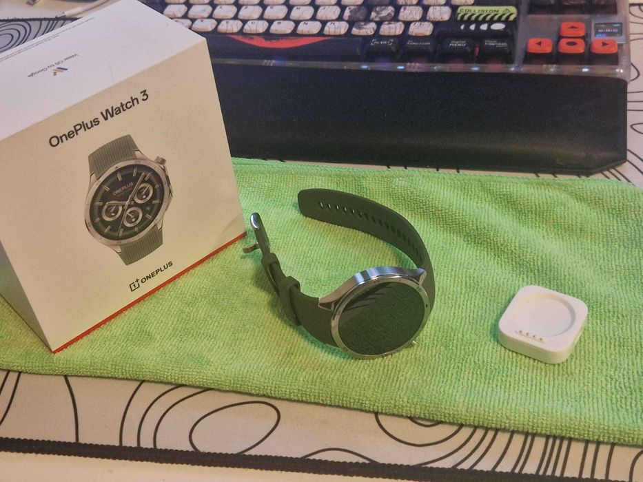 OnePlus Watch 3, 46MM, Emerald Titanium, Garantie + Factura