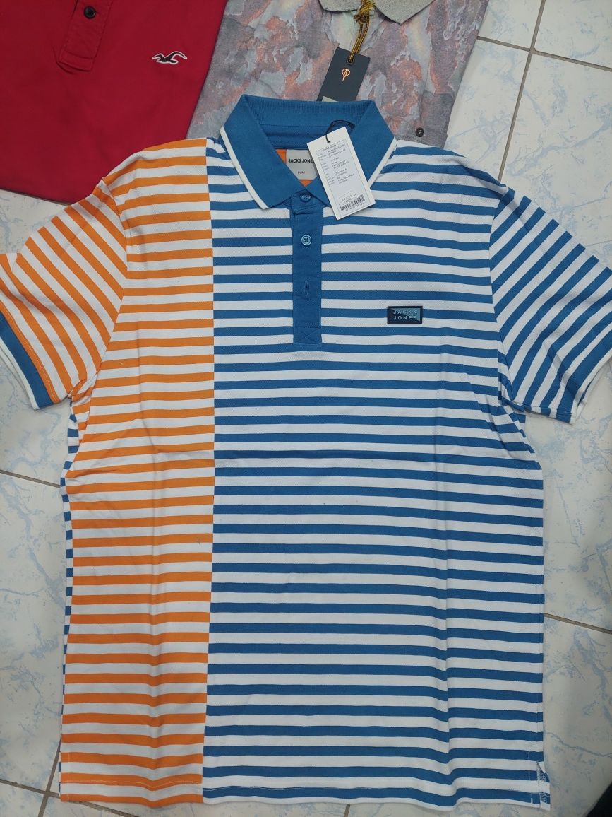 Tricouri guler polo L Jack&Jones, River Island, Hollister