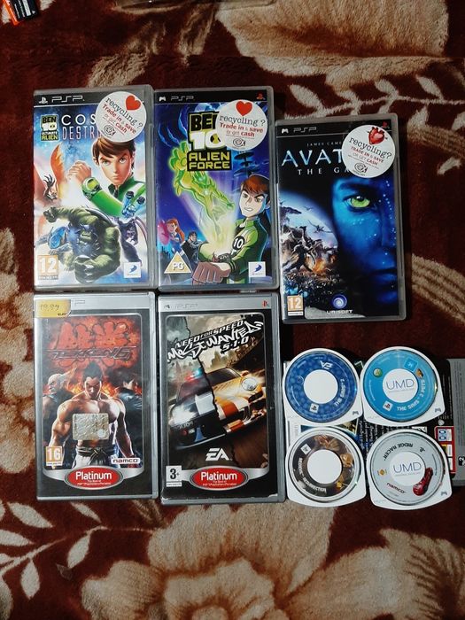 Vând psp 9 bucat la 250 lei in stare bună