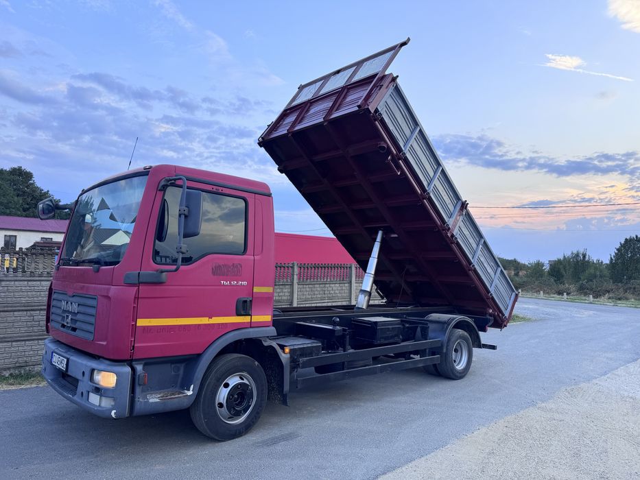 Man TGL 12.210 basculabil pe trei parti OMOLOGATĂ