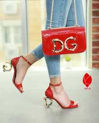 Dolce Gabbana seturi sandale+geanta