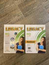 Учебник и учебна тетрадка по английски език Legacy level A1