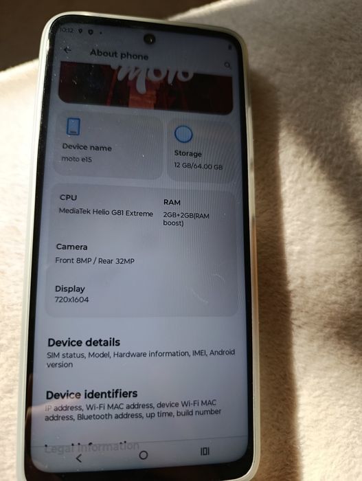Motorola e15 fara încărcător
