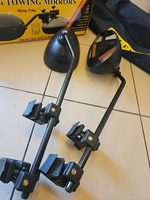 Aero 4 CONVEX universale brat lung Milenco suplimentare oglinzi rulota