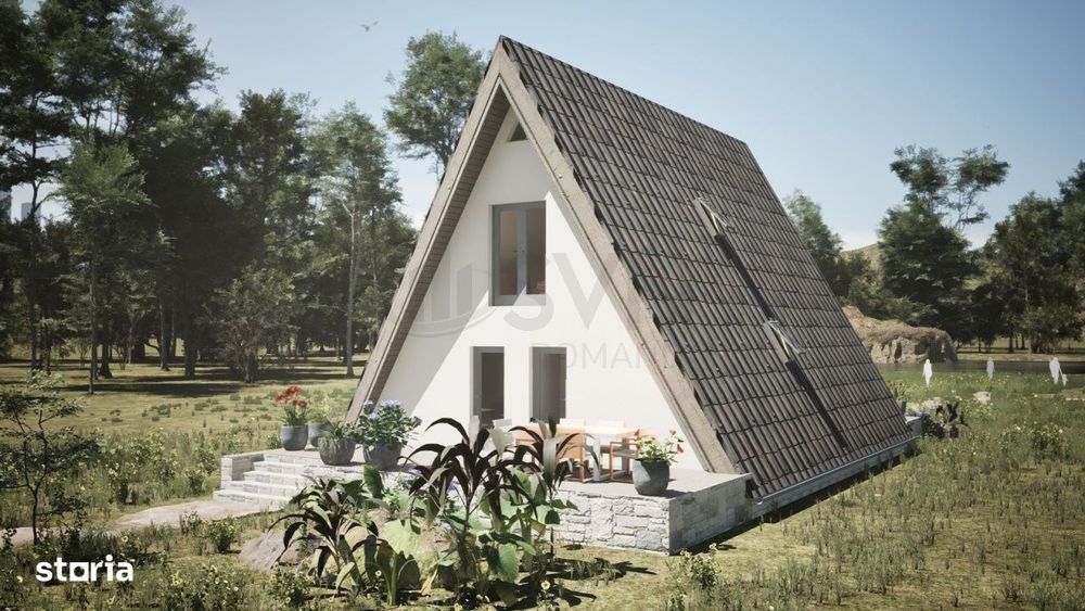 Casa A frame deosebita de vanzare in Snagov