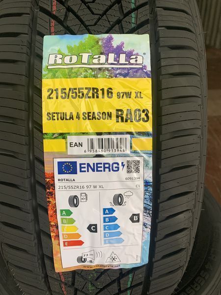 Нови всесезонни гуми ROTALLA SETULA 4 SEASON 215/55R16 97W XL НОВ DOT