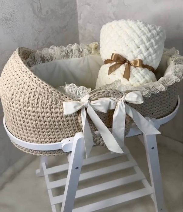 Кроватка детская ЛЮЛЬКА вязанная