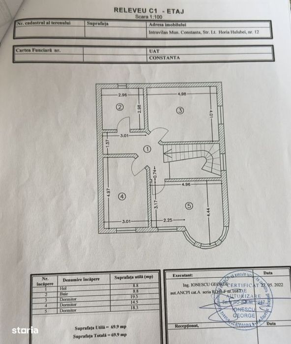 Vila cu 5 camere in Constanta-mobilata si utilata modern, independenta