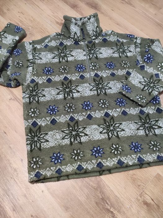 Bluza polar fleece groasă Jack Wolfskin mărimea XL