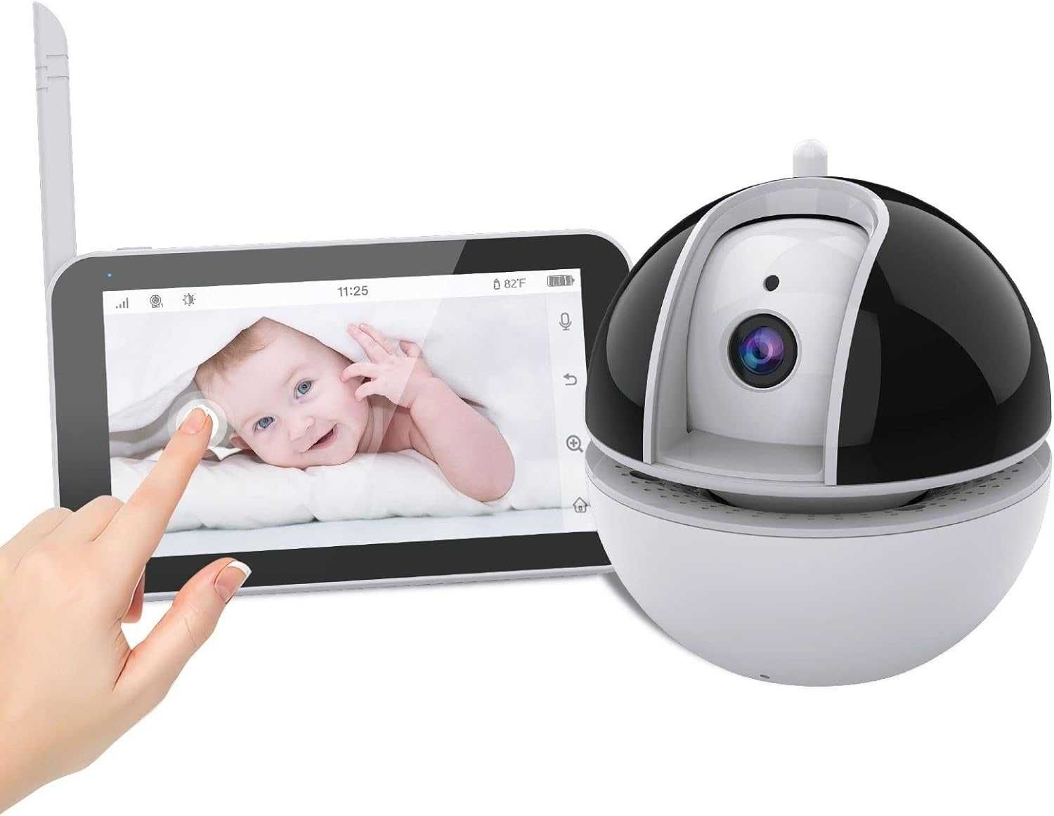 Baby Monitor si Camera Audio-Video Wireless Pentru Bebe,BabyTouch