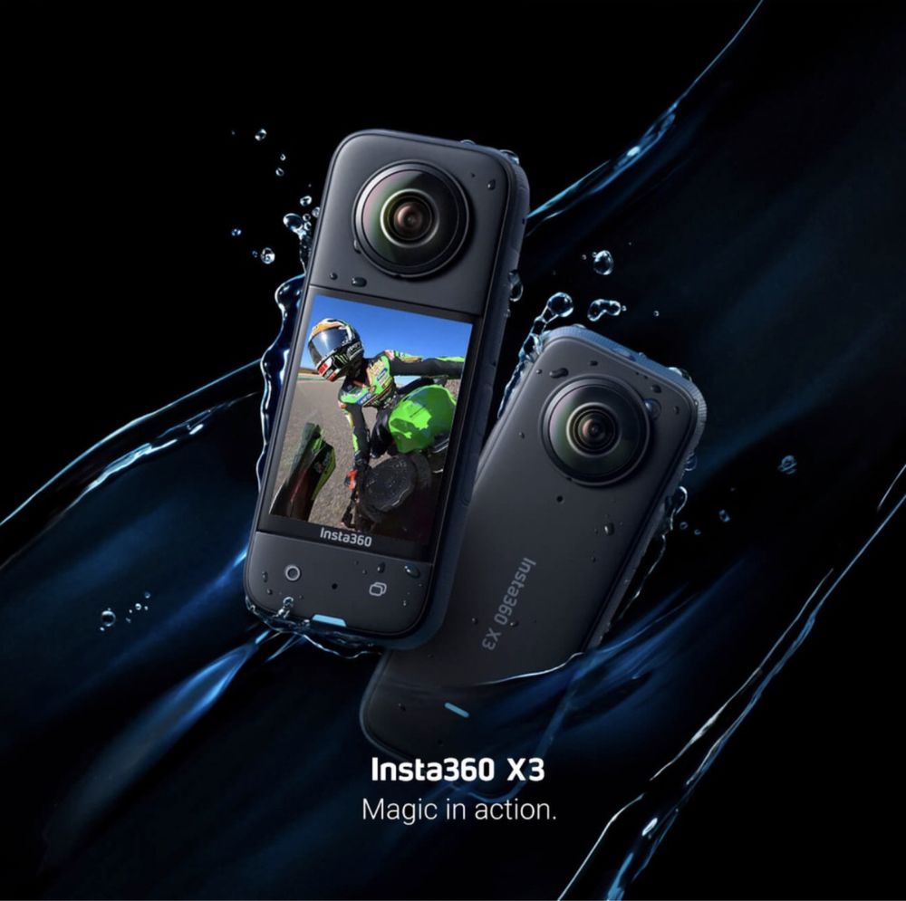 Insta360 ONE X3 — ORIGINAL Экшен Камера. Панорамная