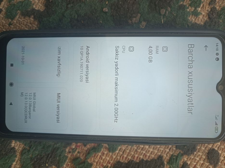 Redmi 9a 4/64gb holati ideal