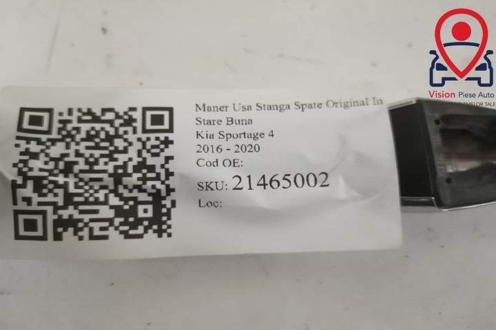 Maner Usa Stanga Spate Original In Stare Buna Kia  Sportage  4 [2016 -