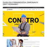 Qurilish kompaniyalari uchun professional vebsayt ishlab chiqamiz