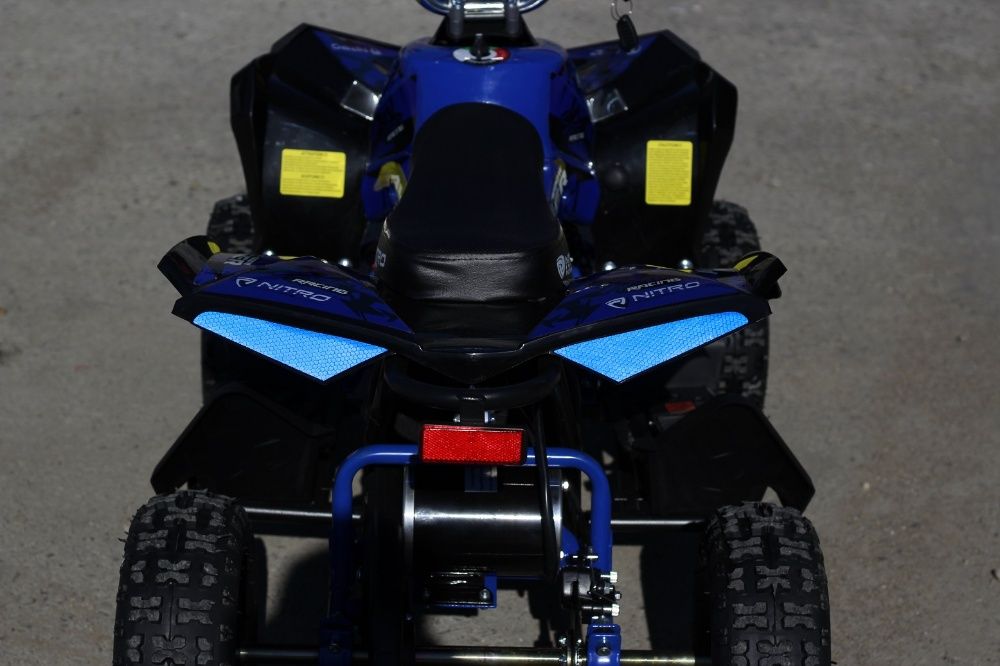 ATV electric pentru copii Eco Avenger 1000W 36V Cu stickare albastre