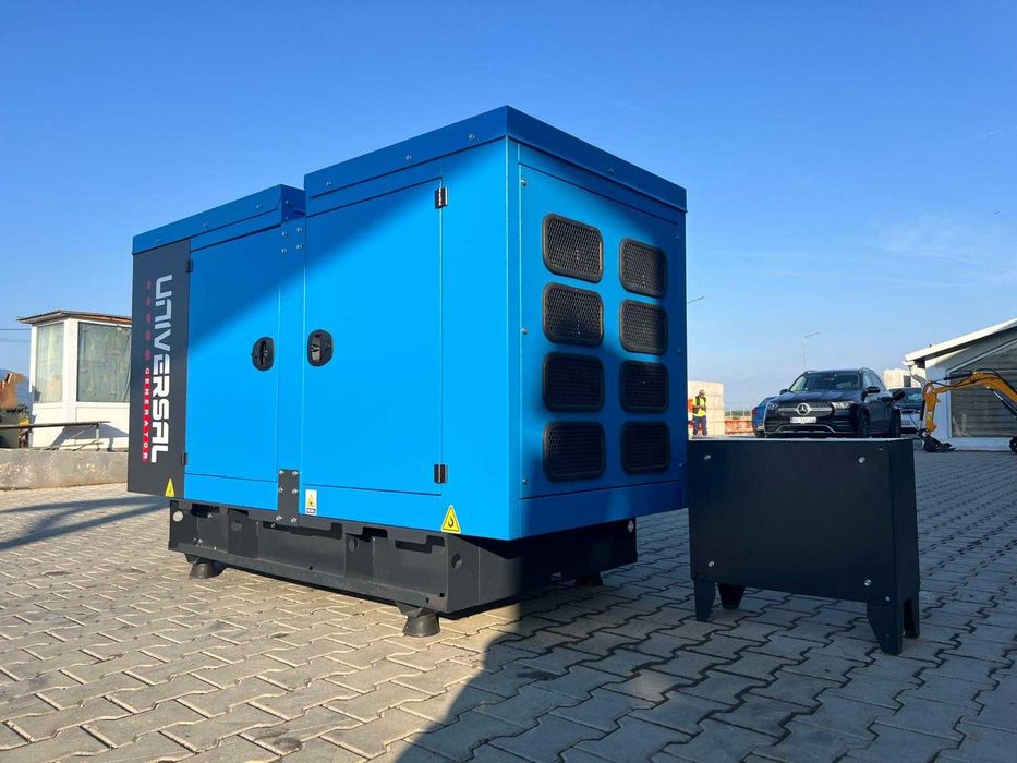 Генератор UNIVERSAL 77 KVA Дизел – Нов 2025, Автоматизация + Видео