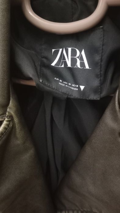 Куртка кожаная Zara