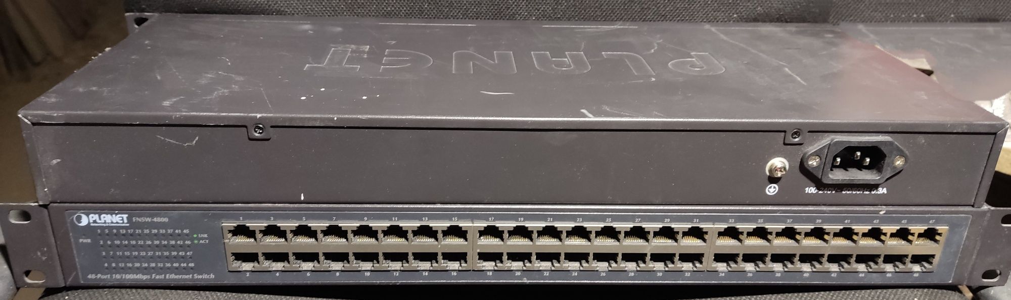 48-портовый Fast Ethernet сетевой Коммутатор hub