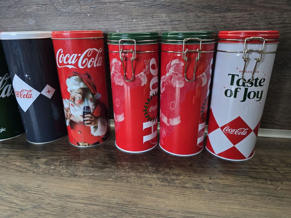 6бр метални кутии на Coca Cola за 10лв.