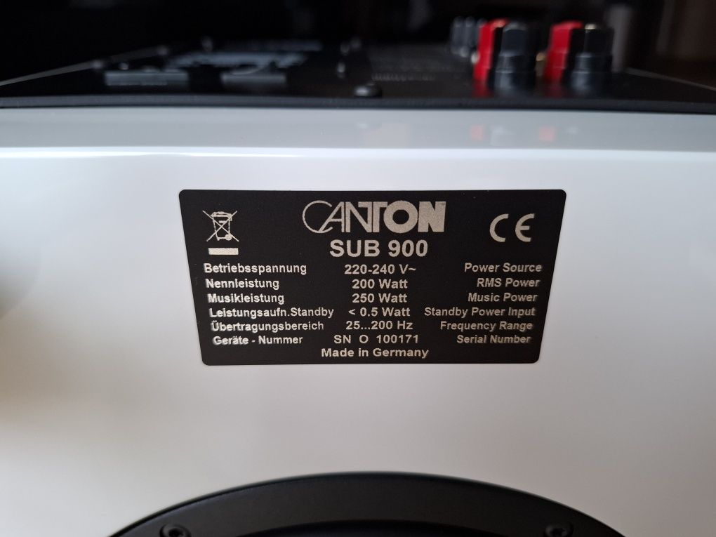 Активен subwoofer Canton SUB 900