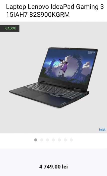 Laptop IdeaPad gaming 3