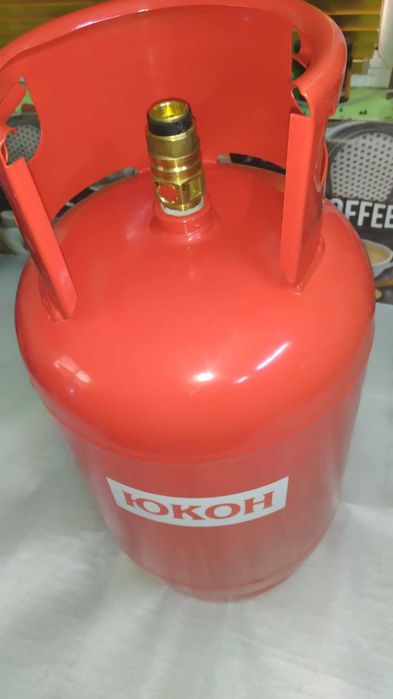 ГОЛЯМА ГАЗОВА Бутилка НОВА с винтил и Маркуч НОВИ