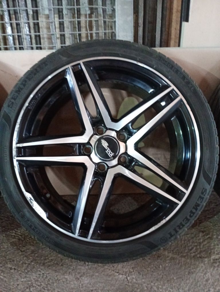 VW GOLF 5 и 6 джанти със летни гуми 225/45/18, 8J, ET45 5x112 цо 56~70