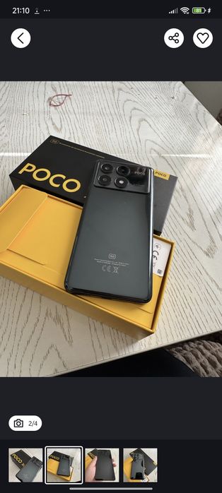 Pocco x 6 pro 12+12/512 5g srochna sotiladi ideal