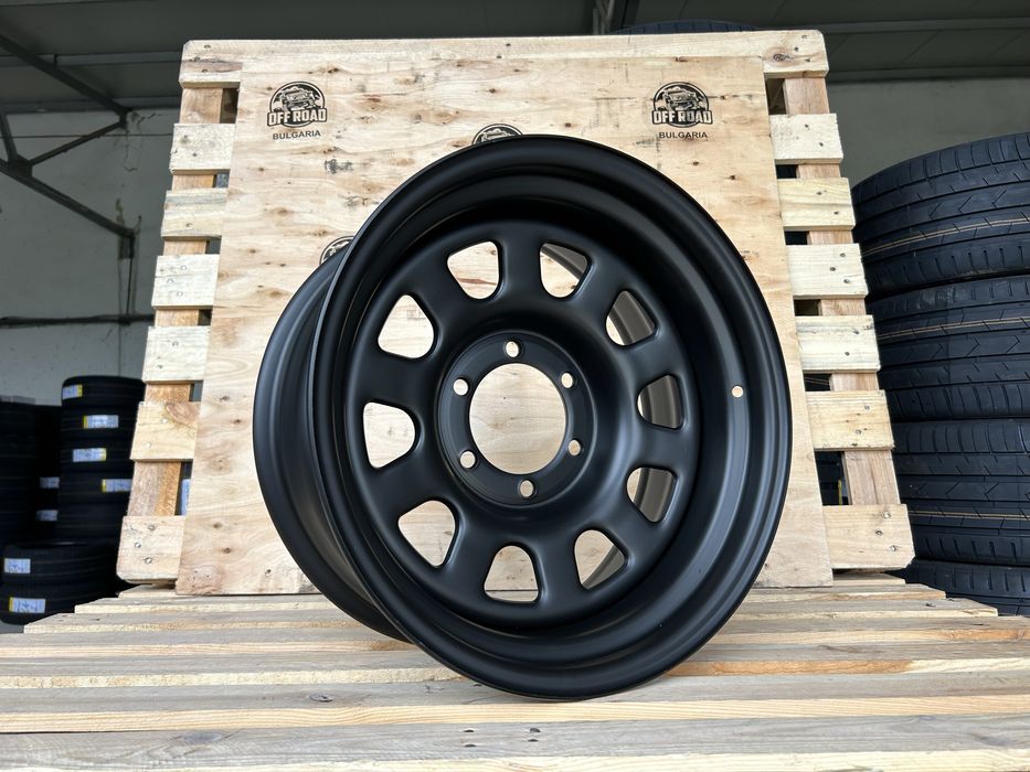 17" 6х139.7 Минусови Стоманени Джанти 4х4 Toyota Nissan Mitsubishi